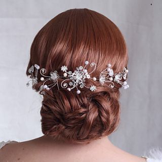 Beautiful Alloy Flowers with Rhinestone for Wedding/Special Occasion Headpieces