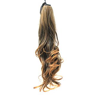 23 Inch synthetic Dark Browns Popular Wave Ponytail Hair Extensions
