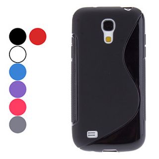 S Shape Soft Case for Samsung Galaxy S4 mini I9190 (Assorted Colors)