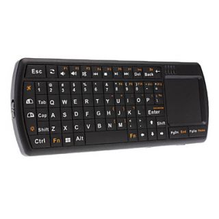 Ultra Mini Bluetooth 3.0 Wireless Keyboard with Touchpad and Flashlight for PC/Tablet/Smart Phone