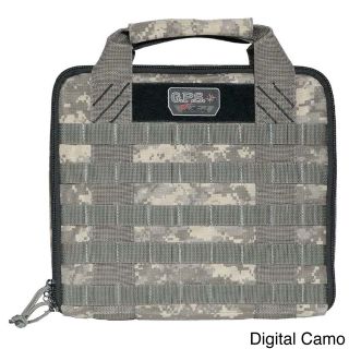 G.p.s. Tactical Hardside Pistol Case (Camouflage, blackDimensions 14 inches long x 2 inches wide x 14 inches highWeight 3 poundsBefore purchasing this product, please familiarize yourself with the appropriate state and local regulations by contacting yo