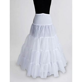 Nylon A Line Full Gown 1 Tier Floor length Slip Style/ Wedding Petticoats