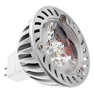 MR16 3W 3 LED 2800 3300K Aluminum Lamp Cup LED Light Bulb (12V)