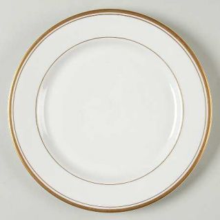 Syracuse Old Colony Luncheon Plate, Fine China Dinnerware   Wide Gold Trim, Two