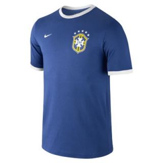 Brasil CBF Core Ringer Mens T Shirt   Varsity Royal