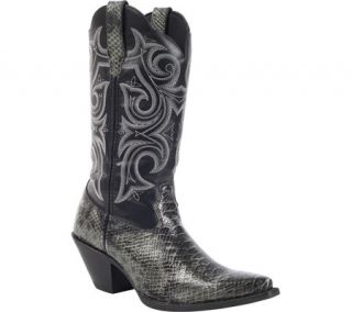 Womens Durango Boot RD016 11 Western Scalloped   Marbled Charcoal/Black B