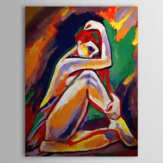 Hand Painted Oil Painting People Nude with Stretched Frame 1306 LS0285