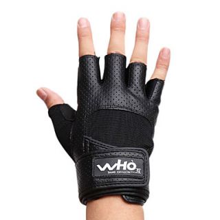 Mens Extended Bracers Sports Gloves(Black)