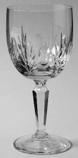 Mikasa Symphony Water Goblet   Cutting #91243, Faceted Stem