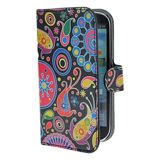 Colorful Painting Pattern PU Leather Case with Stand and Card Slot for Samsung Galaxy S3 I9300