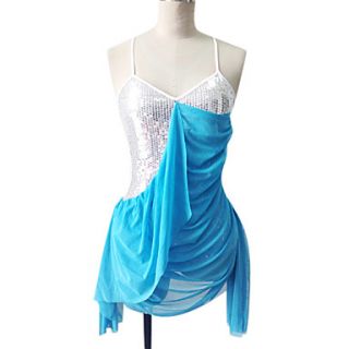 Dancewear Polyester And Sequins Latin Dance Dress for Ladies