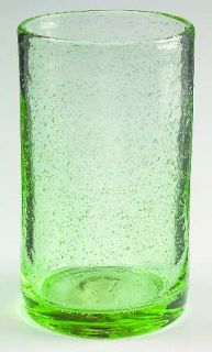 Tag Ltd Bubble Glass Green 16 Oz Flat Tumbler   Pale Green, Tiny Bubbles, No Tri