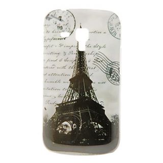 Vintage Eiffel Tower Pattern Hard Case for Samsung Galaxy Trend Duos S7562