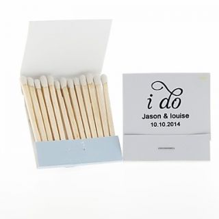 Personalized Matchbooks I Do Set of 12 (More Colors)