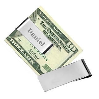 Personalized Stainless Steal Money Clip
