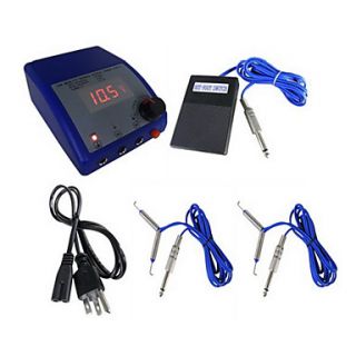 Flat LCD Dual Output Tattoo Power Supply