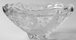 Gorham Holiday Traditions Collection Footed Bowl   Clear,Christmas Motif Accesso
