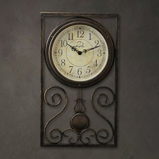 19H Classic Metal Wall Clock