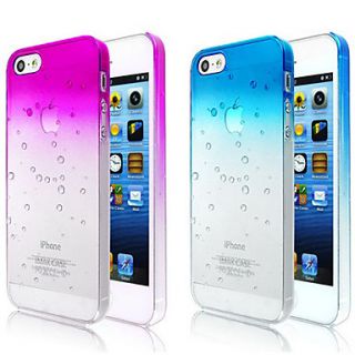 Bubbles Gradient Color Transparent Back Case for iPhone 5/5S(Assorted Color)