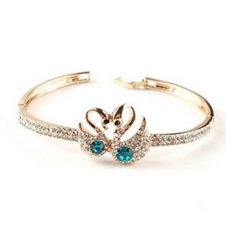 Delicate Alloy With RhinestoneCrystal Swan Womens Bracelets(More Colors)