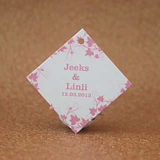 Personalized Favor Tags   Maple Leaves(set of 30) (More Colors)