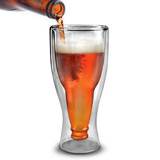 Creative Two layers Beer Glassware
