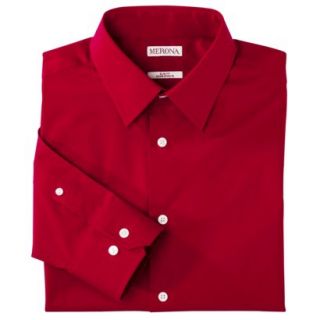 Merona Mens Tailored Fit Dress Shirt   Ruby XL