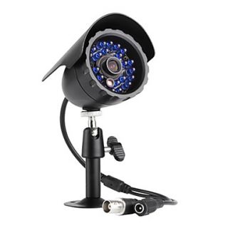 Zmodo Outdoor Day Night CCTV Surveillance Security 600TVL CCD Camera Free Power Supply