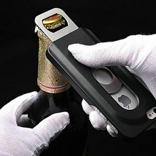 Beers Bottle Opener Aluminum Hard Case with Inner Stainless Steel for iPhone 5/5S/5G(Assorted color)