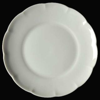 Block China Savoie Bread & Butter Plate, Fine China Dinnerware   All White, Scal