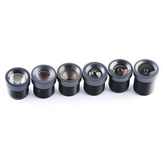 2.8mm~16mm Fixed IRIS Lens Set for Webcams and Security CCTV Cameras (6 Lens Pack)