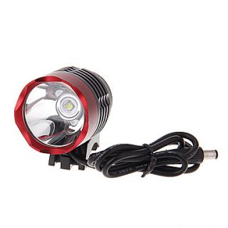 3 Mode Cree XM L U2 LED Bicycle Flashlight/Headlamp (1000LM, 4x18650, BlackRed)