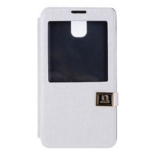PU Leather Full Body Case for Samsung NOTE 3(White)