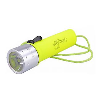 SingFire SF 603C 2 Mode Cree XR E Q5 LED Diving Flashlight (200LM, 4xAA, SilverYellow)
