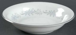 Noritake Cavalier Fruit/Dessert (Sauce) Bowl, Fine China Dinnerware   Gray Flowe