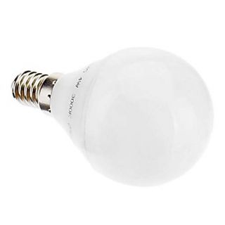 E14 G45 4W 26x3022SMD 320LM 2700K CRI80 Warm White Light LED Globe Bulb (220 240V)