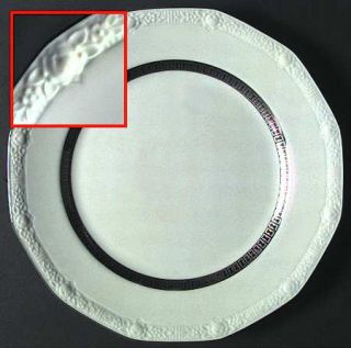 Mikasa Wyndcrest Dinner Plate, Fine China Dinnerware   Excelsior,Embossed Edge,S