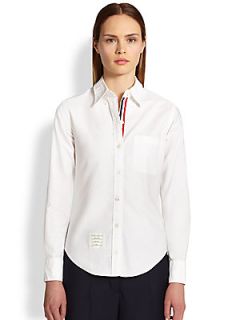 Thom Browne Classic Poplin Shirt   White