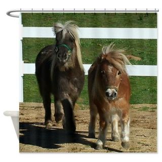  Cute Miniature Horses Shower Curtain  Use code FREECART at Checkout
