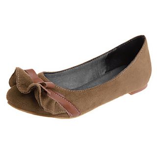 Suede Flat Heel Comfort Flats with Ruched(More Colors)