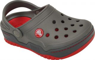 Childrens Crocs Front Court Clog   Smoke/Charcoal Casual Shoes