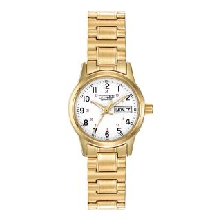 Citizen Womens Gold Tone Expansion Band Watch EQ0582 90A