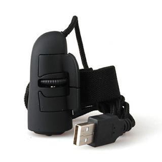 USB Optical Finger Mouse (Black)
