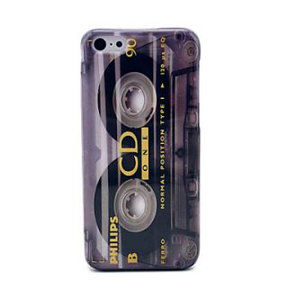 CD Cassette Tape Hard Back Case for iPhone 5C