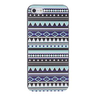 National Style Relievo Flower Pattern Hard Case for iPhone 5/5S