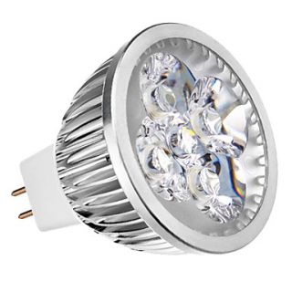 MR16 4W 6000K Cool White Light LED Spot Bulb (12V)