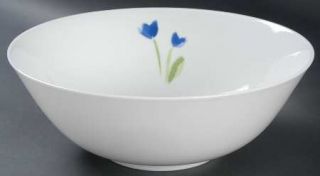 Crate & Barrel China AnnaS Artistry 9 Round Vegetable Bowl, Fine China Dinnerw
