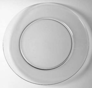 Anchor Hocking Presence Clear 13 Service Plate   Clear, Plain/Smooth, Utilitywa