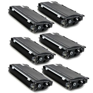 Brother Tn350 Compatible Black Toner (pack Of 6) (BlackPrint yield 2,500 pages at 5 percent coverageNon refillableModel NL 6x TN350This item is not returnable  )
