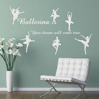 People Ballet Wall Stickers
